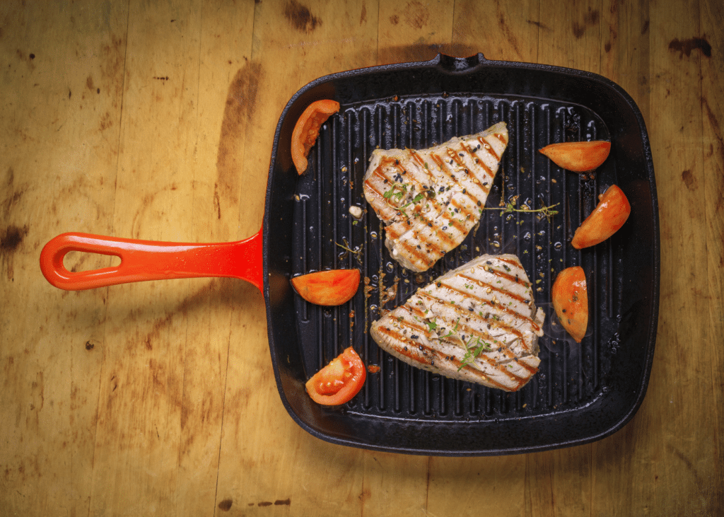 how to cook tuna steak in pan with butter