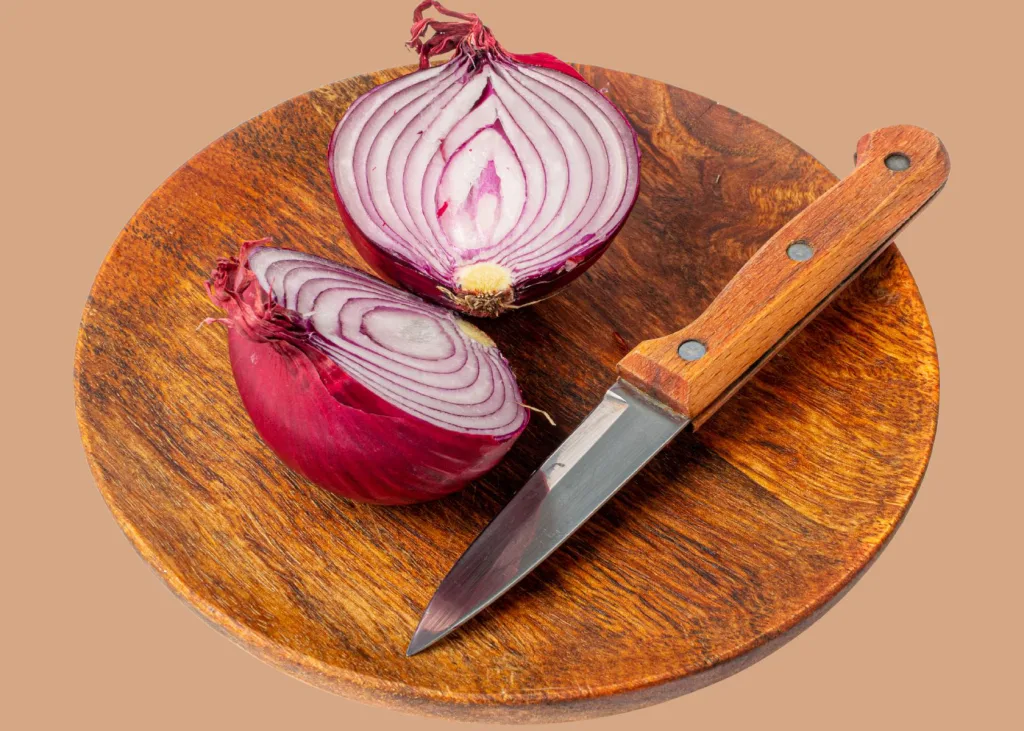 Preparing the Onion for Cutting